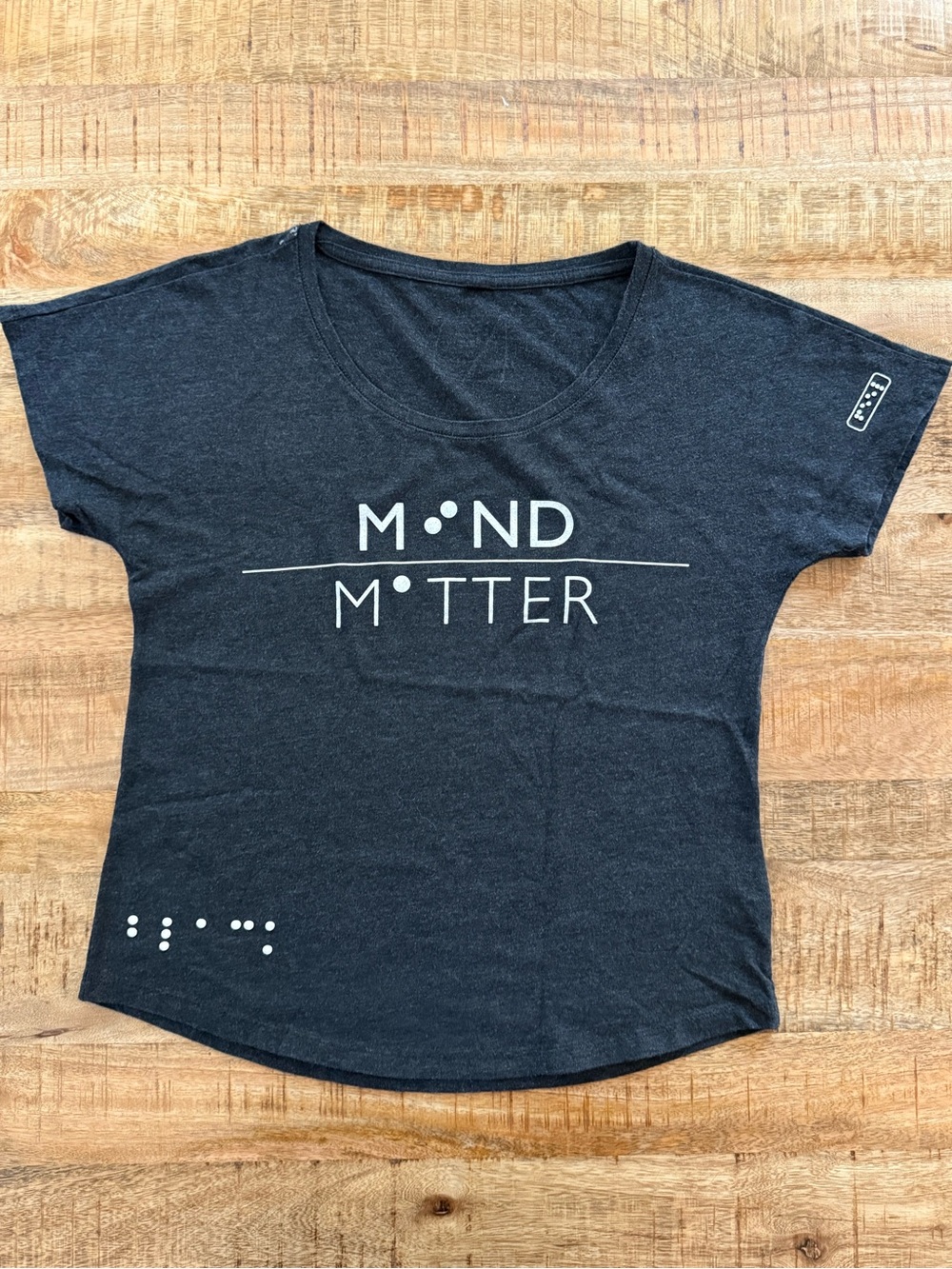 Two Blind Brothers Mind Over Matter Graphic Tee Dolman Mental Health Size S